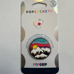 PopSocket Premium PopGrip with Mountain Design Altitude Adjustment